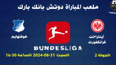 مباراة آينتراخت فرانكفورت ضد هوفنهايم