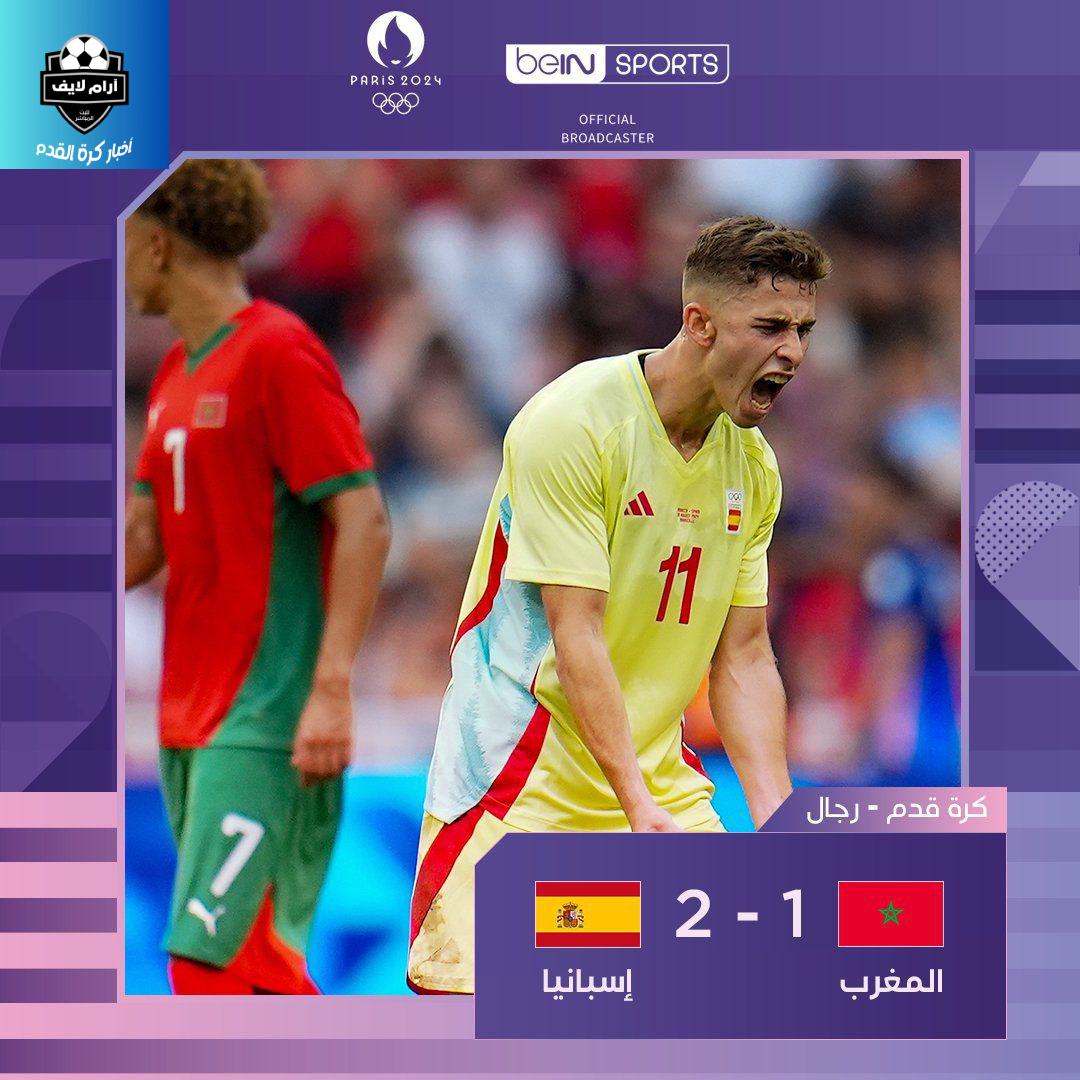 مباراة المغرب ضد إسبانيا