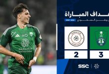 مباراة الأهلي والشباب